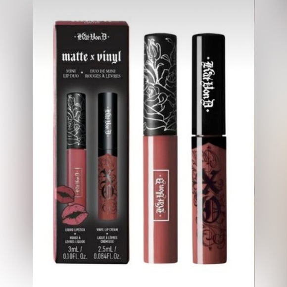 Kat Von D Matte x Vinyl Mini Lip Duo LOLITA - Picture 2 of 5